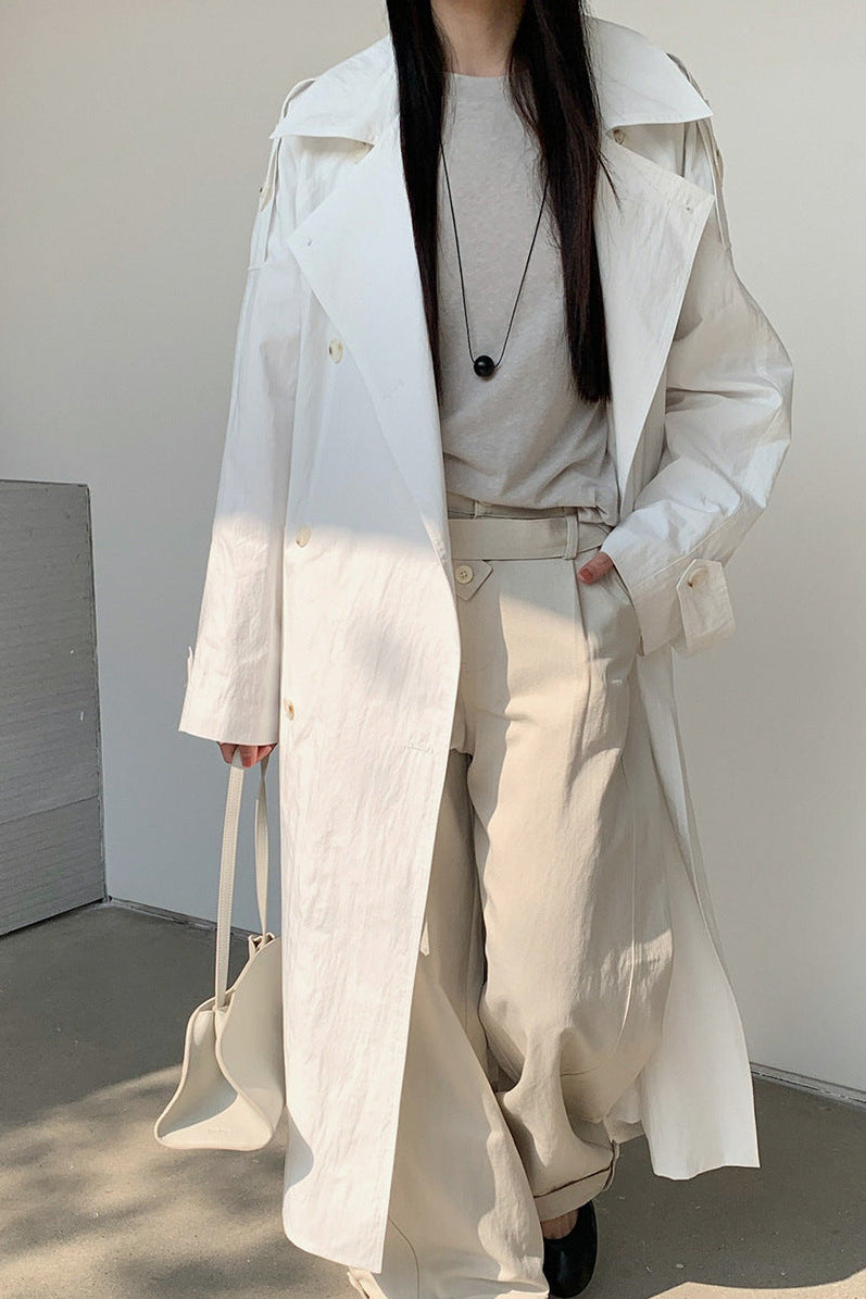 STAND COLLAR TRENCH COAT 2313