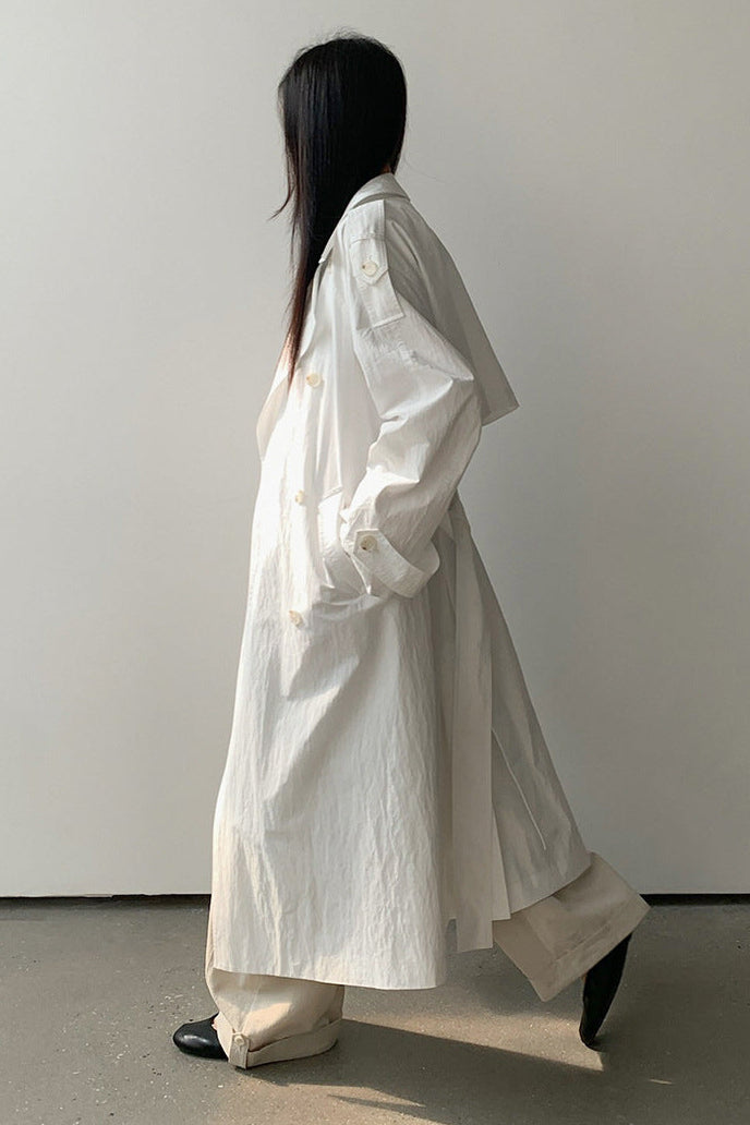 STAND COLLAR TRENCH COAT 2313