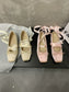 レースアップバレエシューズ 2328