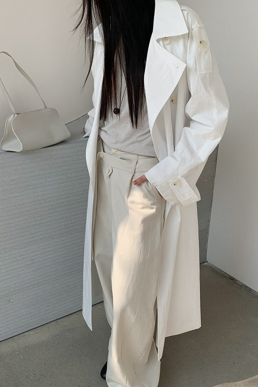 STAND COLLAR TRENCH COAT 2313