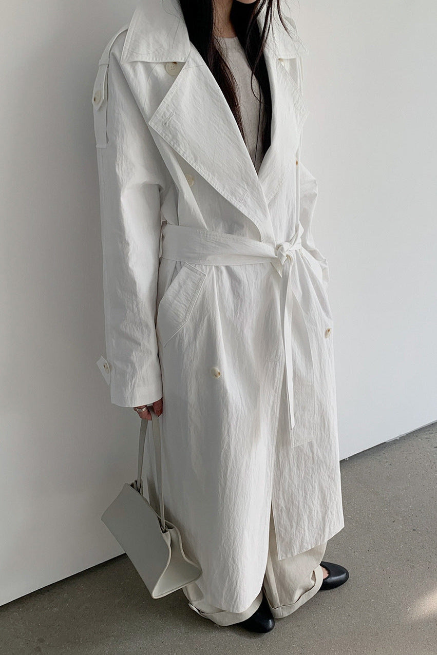 STAND COLLAR TRENCH COAT 2313