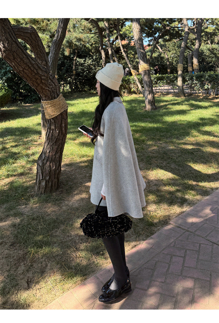 ダブルフェイスケープコート 2238