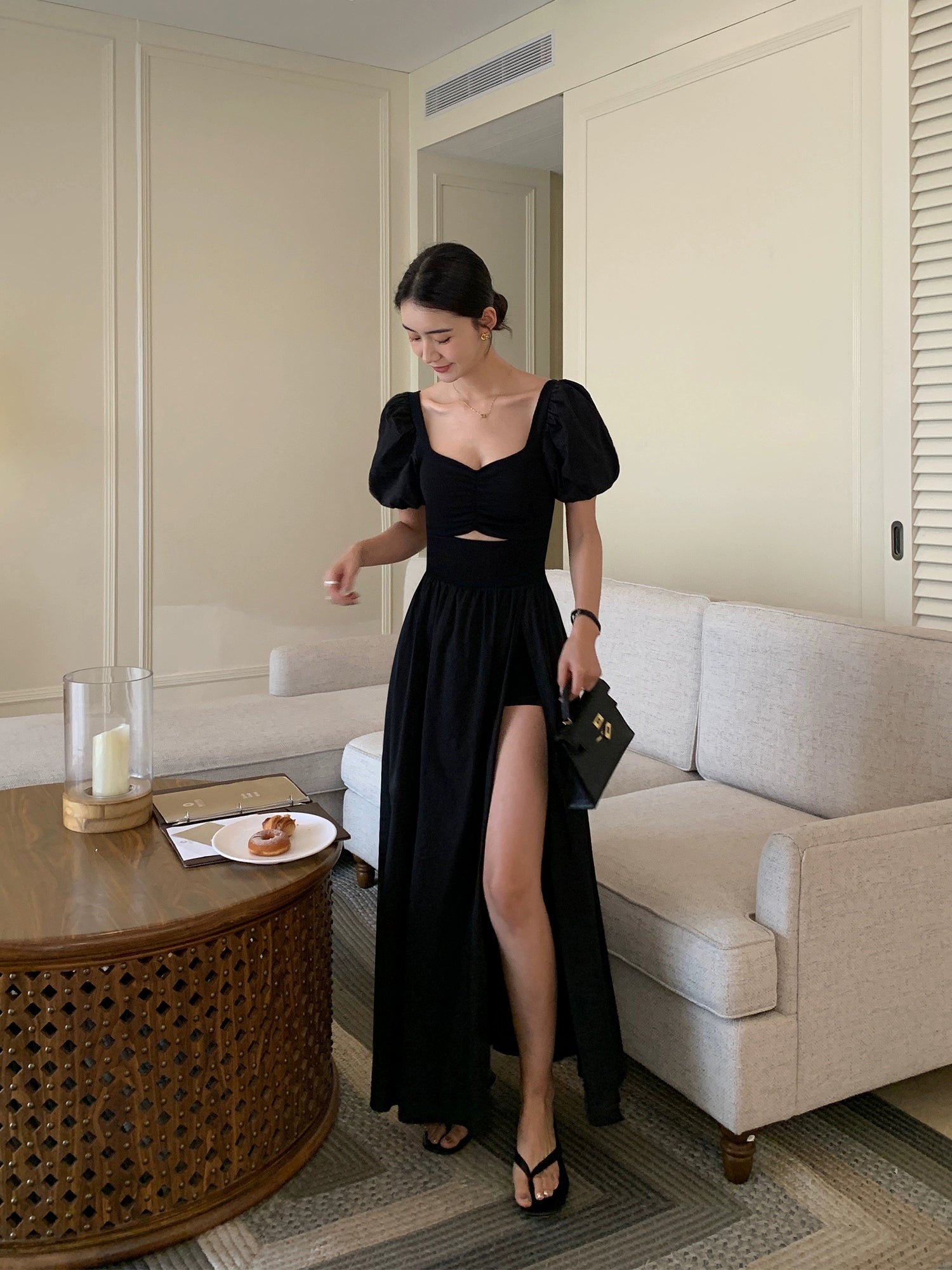 JOVANI SALE ビーズ装飾 コルセットトップスリット ロングドレス JOVANI SALE ビーズ装飾 コルセットトップスリット ロングドレス