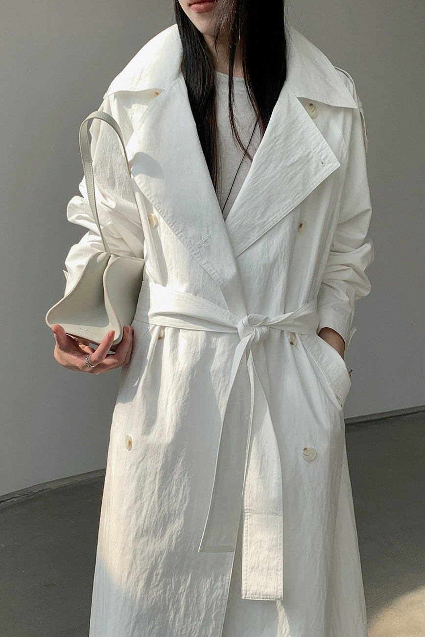 STAND COLLAR TRENCH COAT 2313
