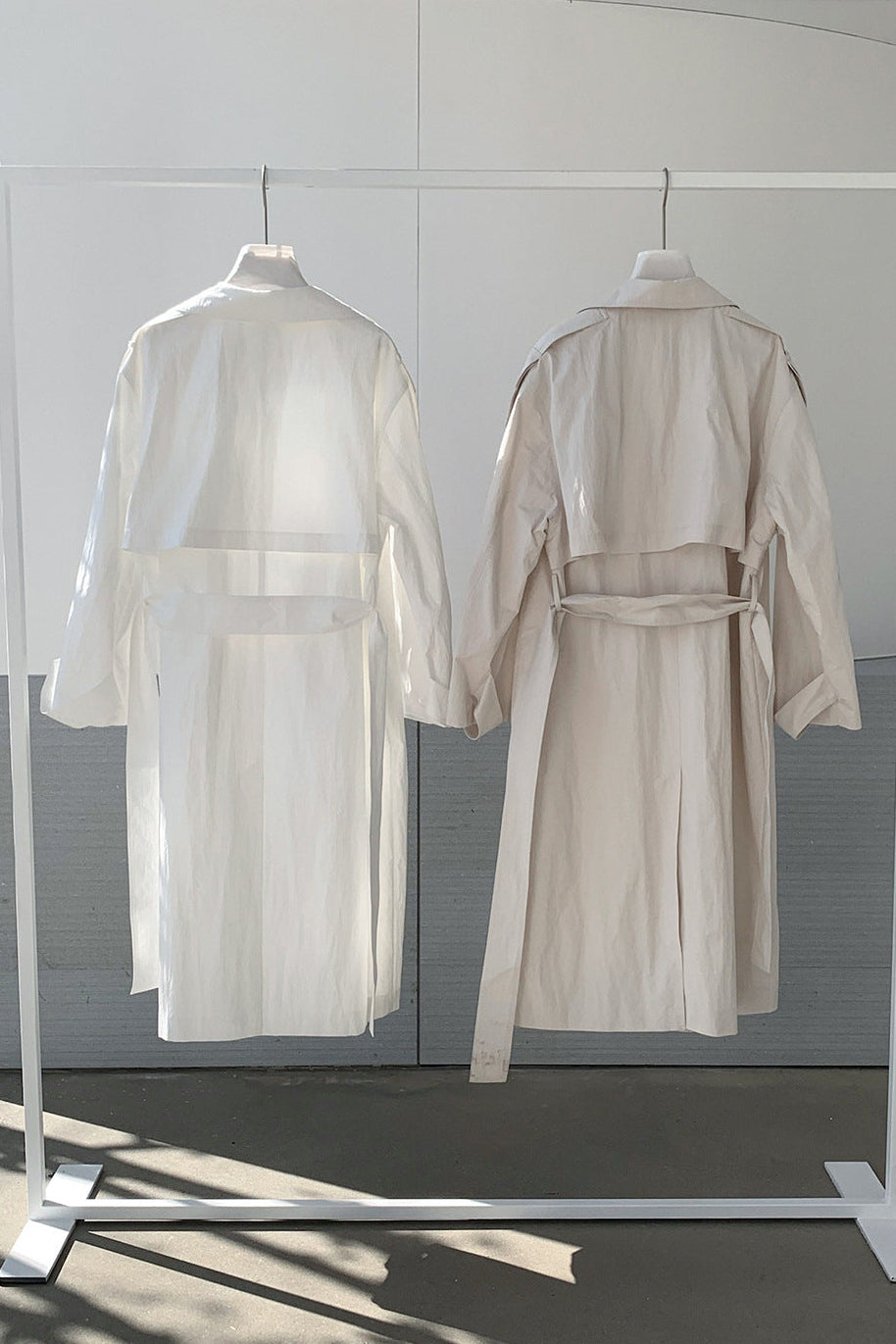 STAND COLLAR TRENCH COAT 2313