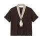 SCARF ACCENT TOP 2486