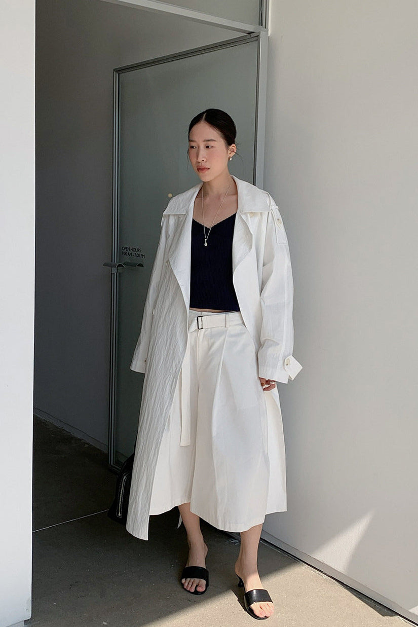 STAND COLLAR TRENCH COAT 2313