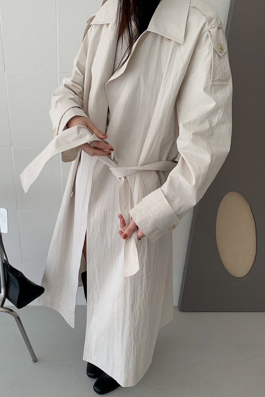 STAND COLLAR TRENCH COAT 2313