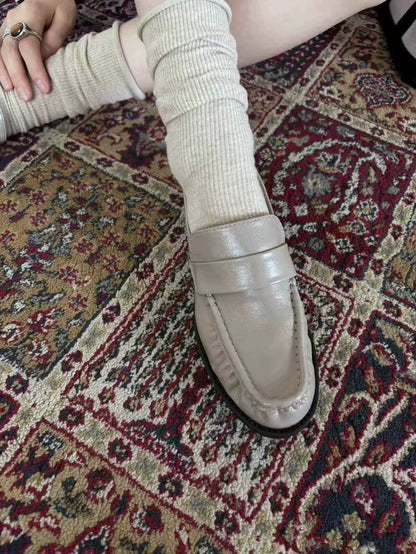 シャーリングローファー 2322