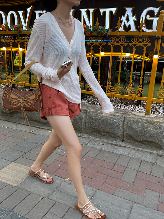 訳あり商品 - gypsohila ジプソフィア ココフレンチスリーブニット