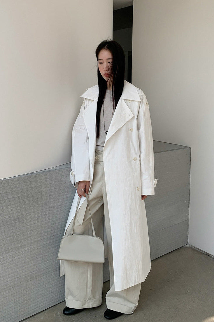 STAND COLLAR TRENCH COAT 2313 – gypsophila