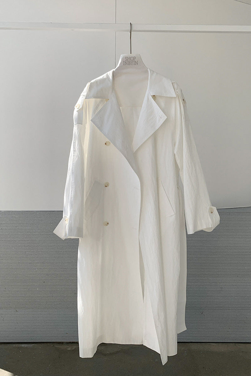 STAND COLLAR TRENCH COAT 2313