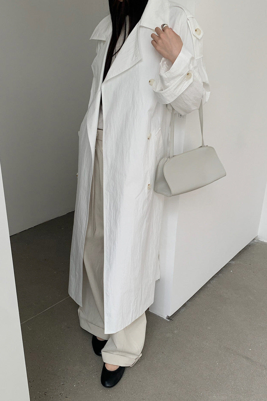 STAND COLLAR TRENCH COAT 2313