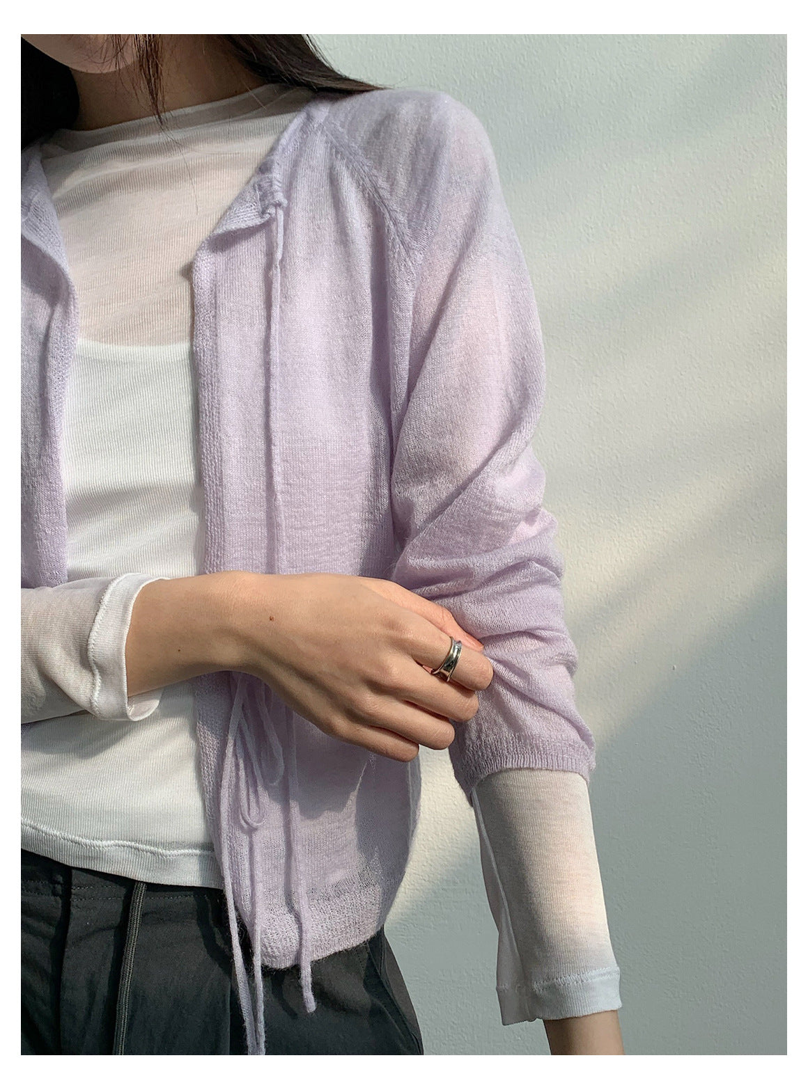 2WAY SHEER CARDIGAN 2303