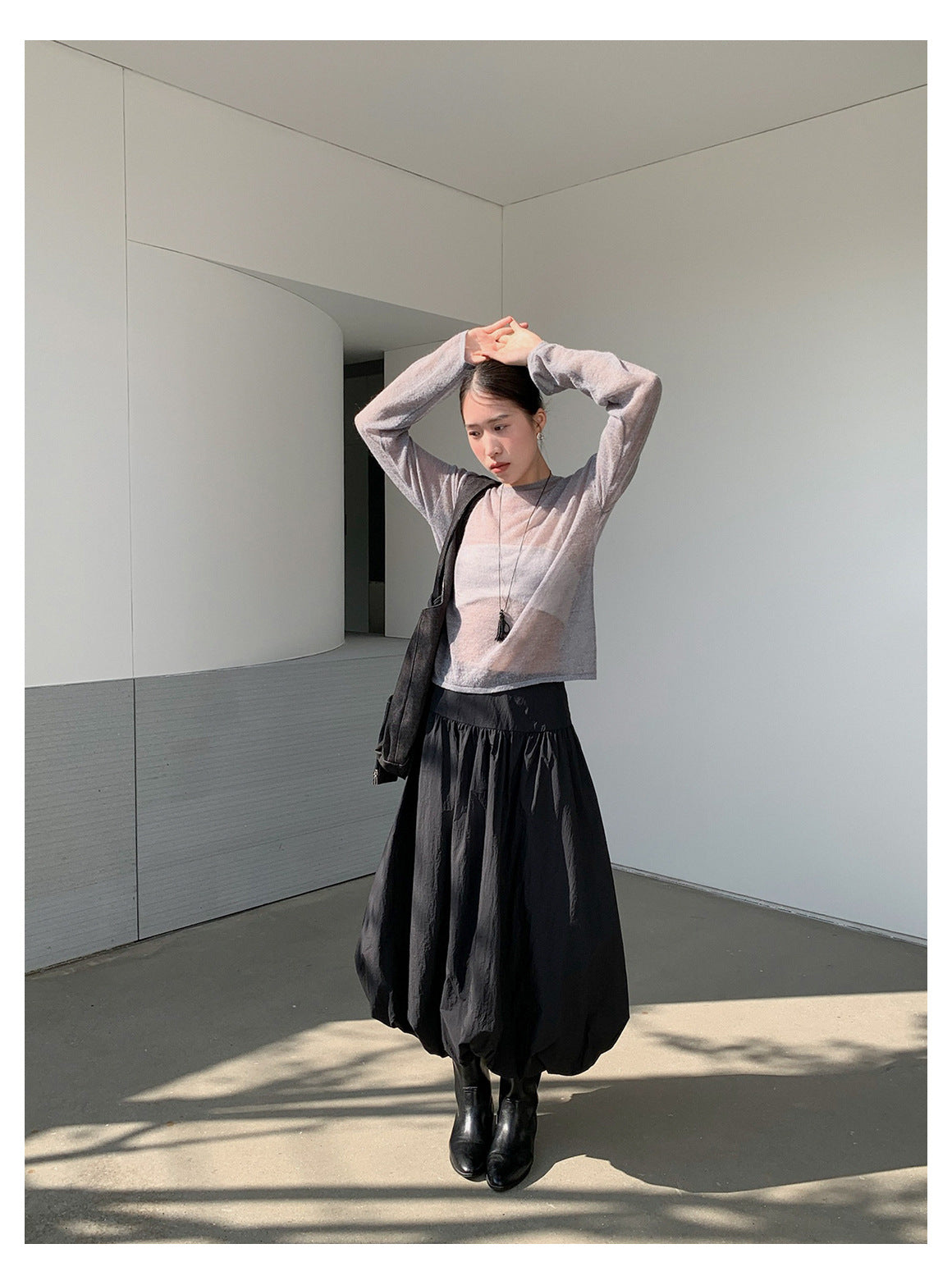 GATHER PUFF SKIRT 2300
