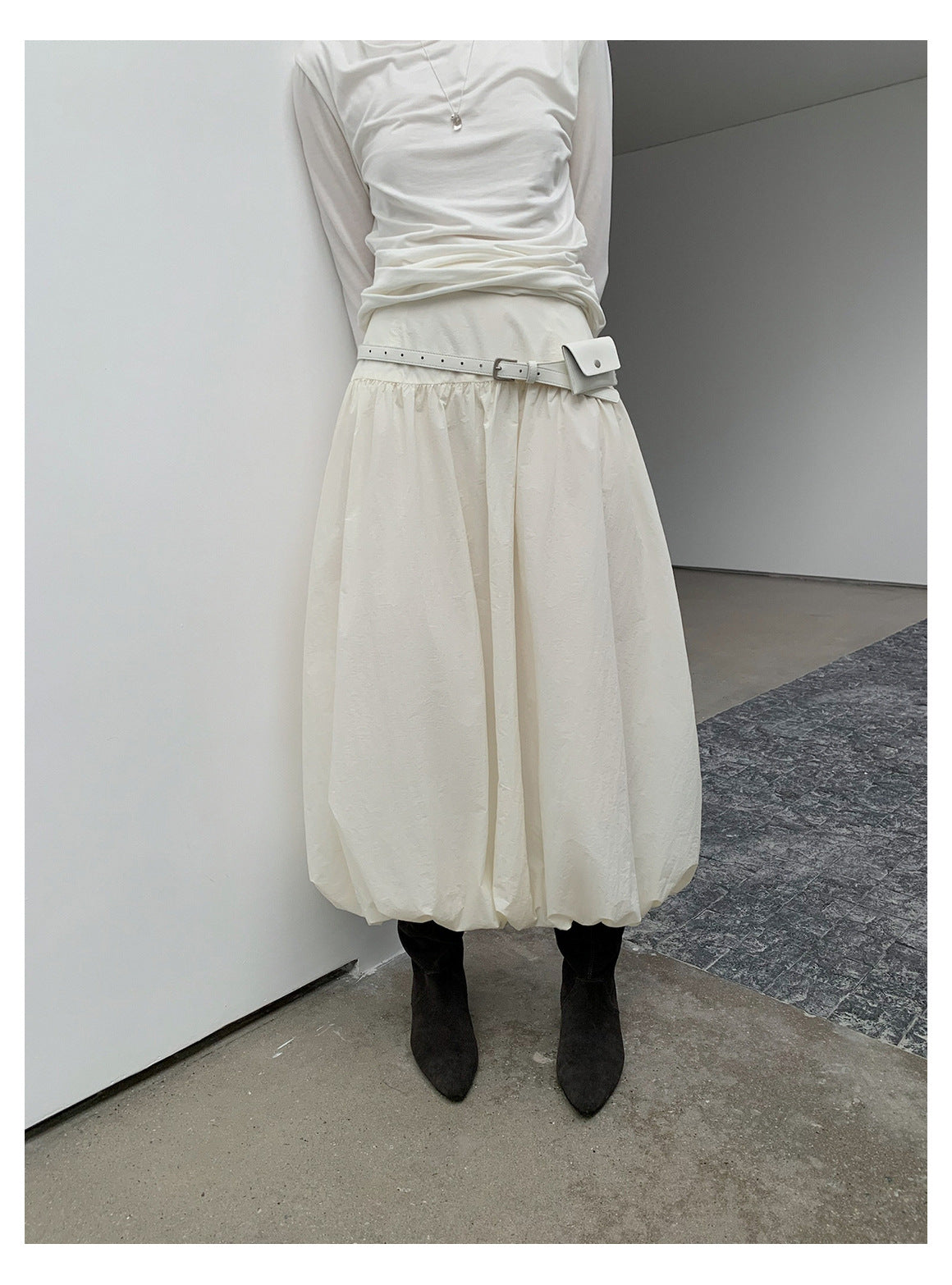 GATHER PUFF SKIRT 2300