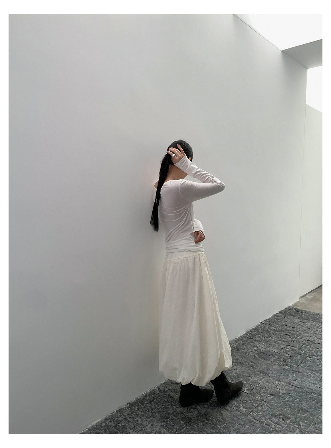 GATHER PUFF SKIRT 2300