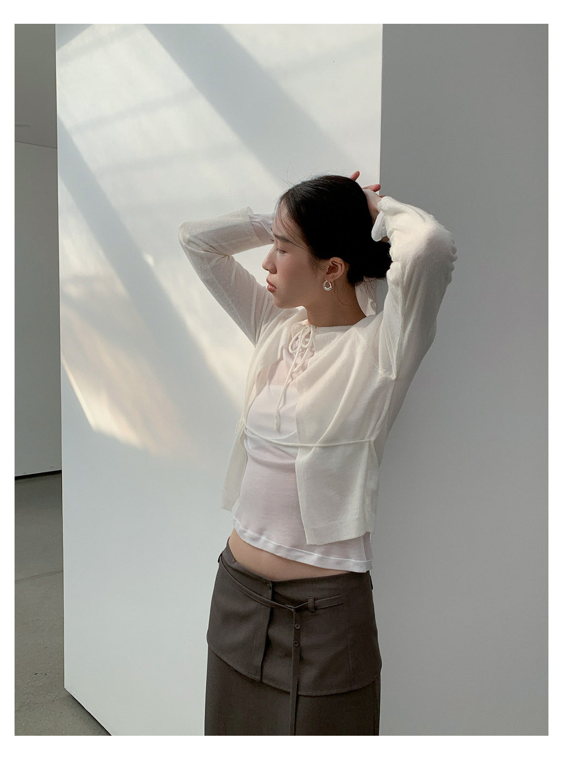 2WAY SHEER CARDIGAN 2303