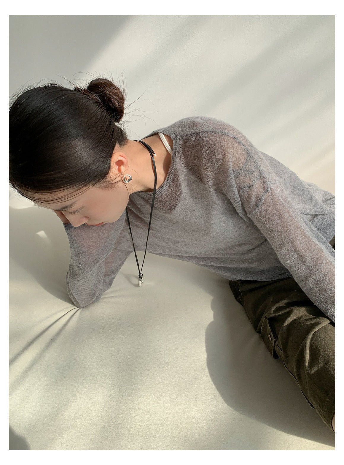 SEE THROUGH SUMMER KNIT 2298