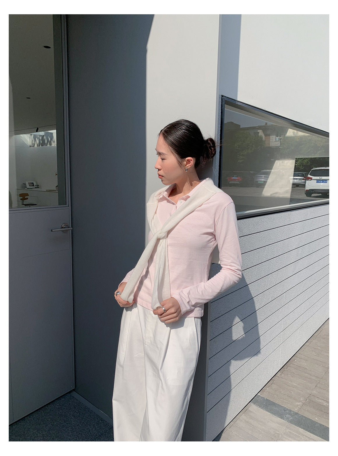 POLO COLLAR COTTON TEE 2299