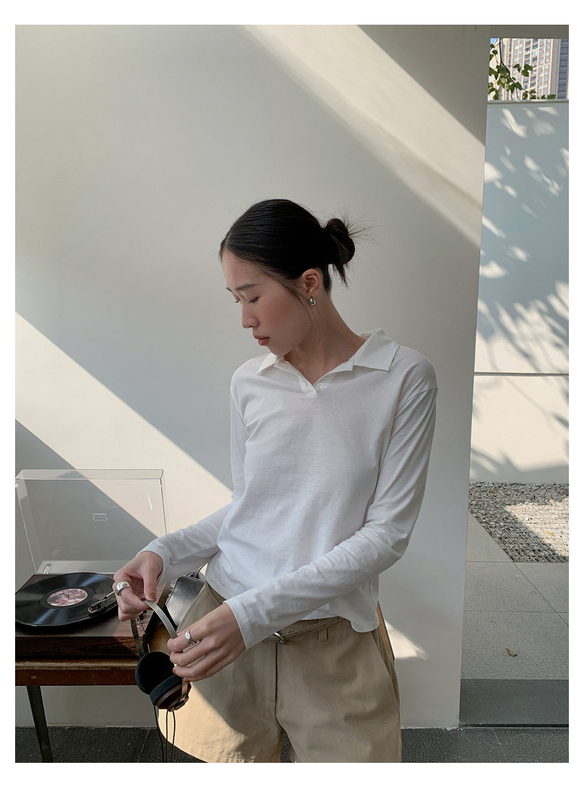 POLO COLLAR COTTON TEE 2299