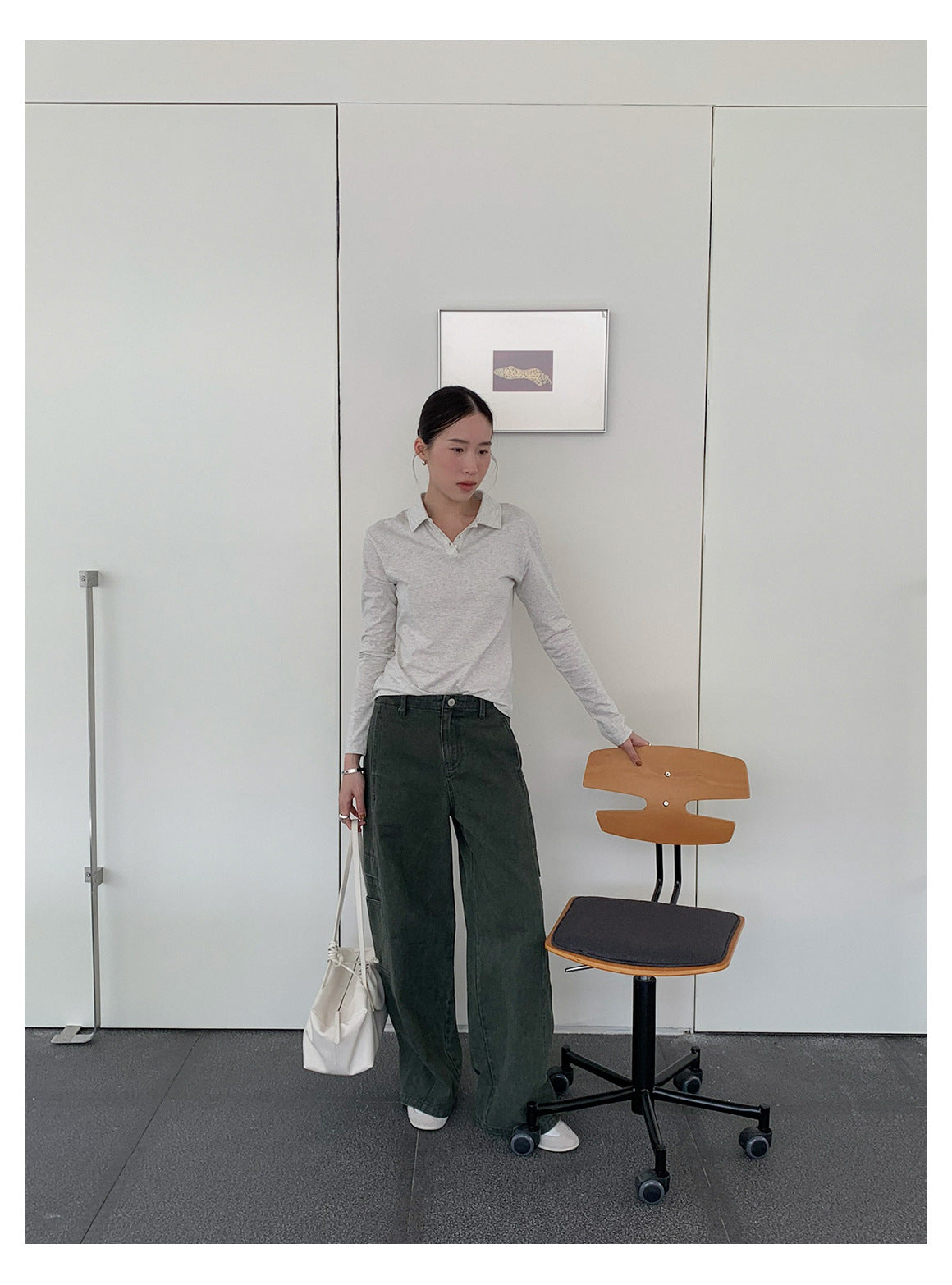 POLO COLLAR COTTON TEE 2299