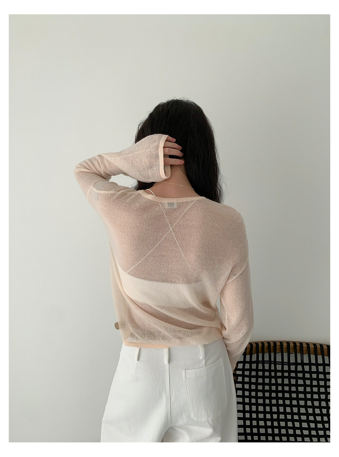 SEE THROUGH SUMMER KNIT 2298