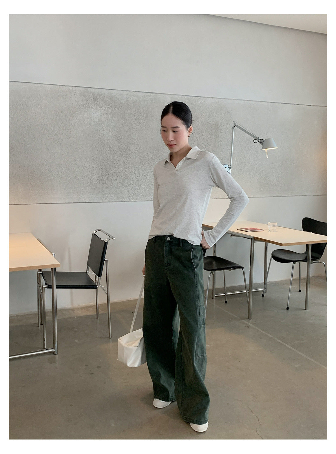 POLO COLLAR COTTON TEE 2299