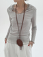 LAYERED SHEER COLLAR TOP 2124