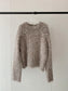 SHAGGY CREW KNIT 2499
