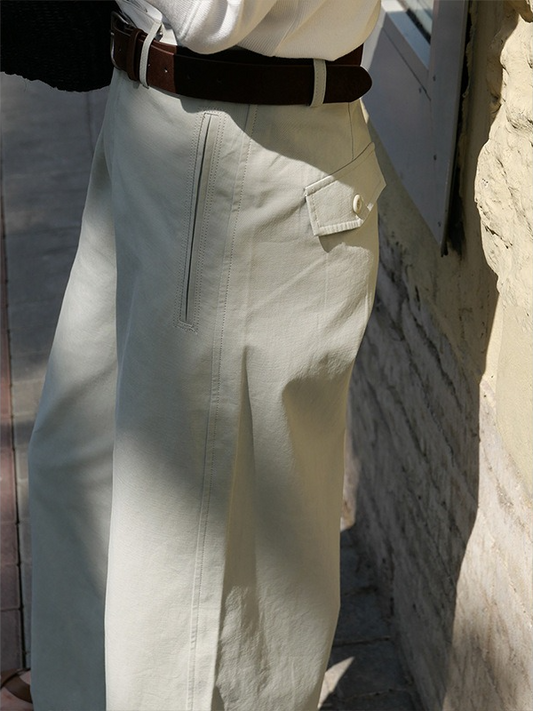ハイウエストワイドチノパンツ 2174