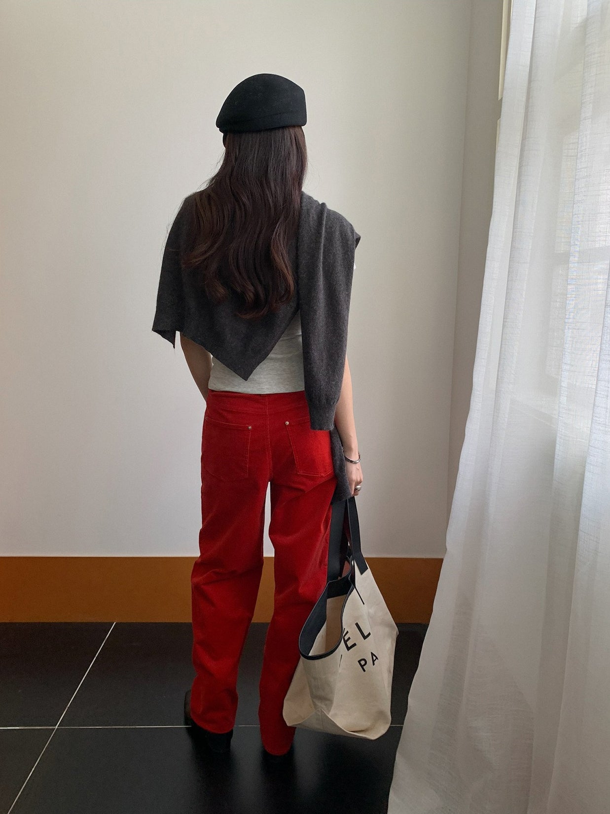 CORDUROY RETRO PANTS 2492