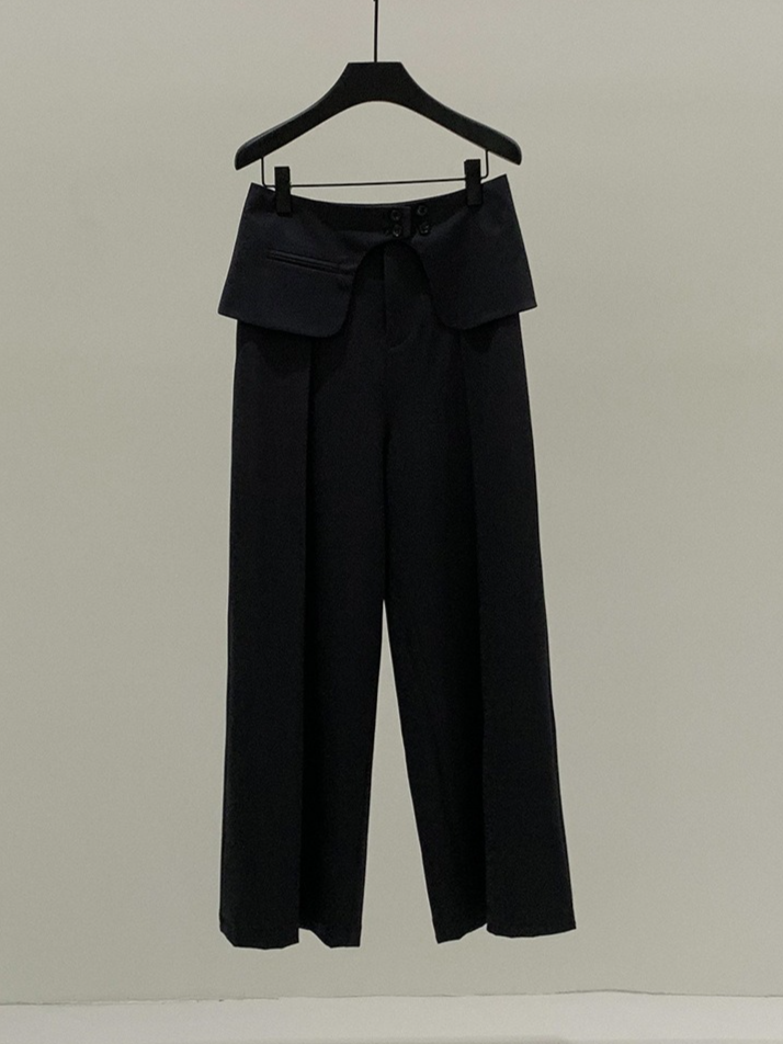 LAYERED FLAP TUCK PANTS 2130