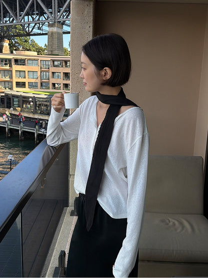 STRIPED HENLEY TOP 2472