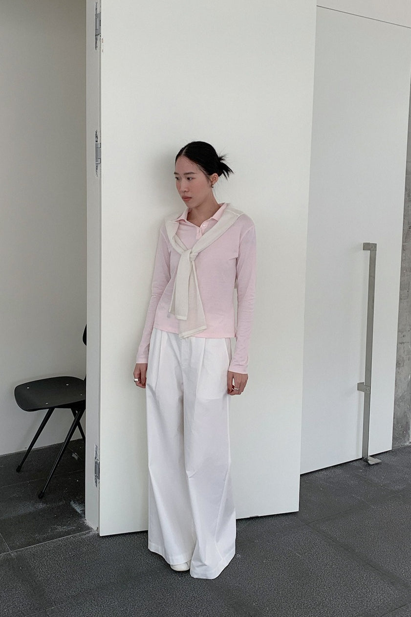 POLO COLLAR COTTON TEE 2299