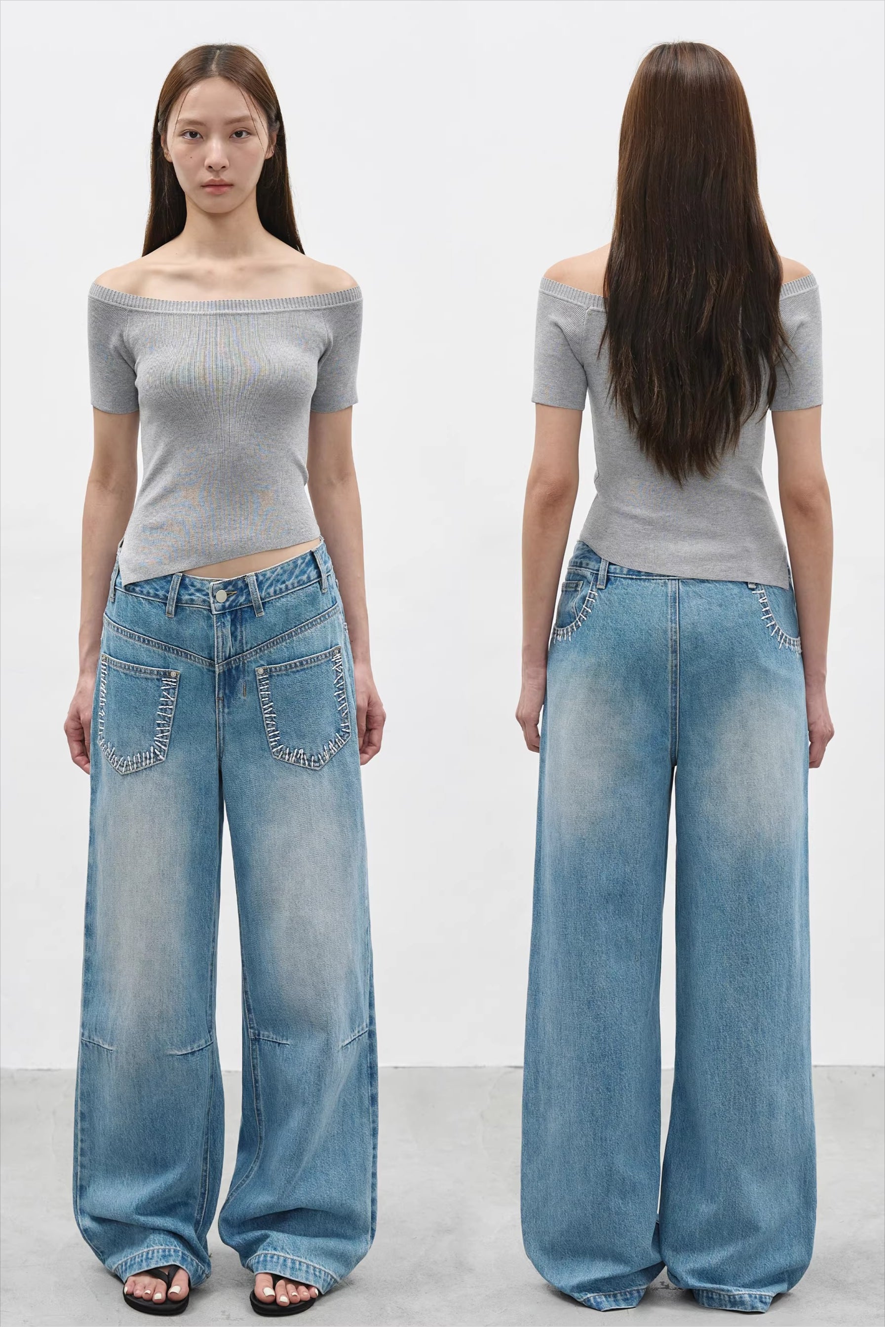 スッテチバギーデニムパンツ 2258 – gypsophila