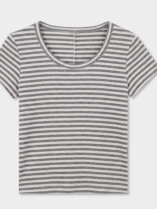 FINE BORDER TEE 2475