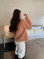 SHAGGY CREW KNIT 2499