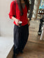 LAYERED-LOOK MINIMAL KNIT 2454