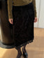 VELVET LACE SKIRT 2478