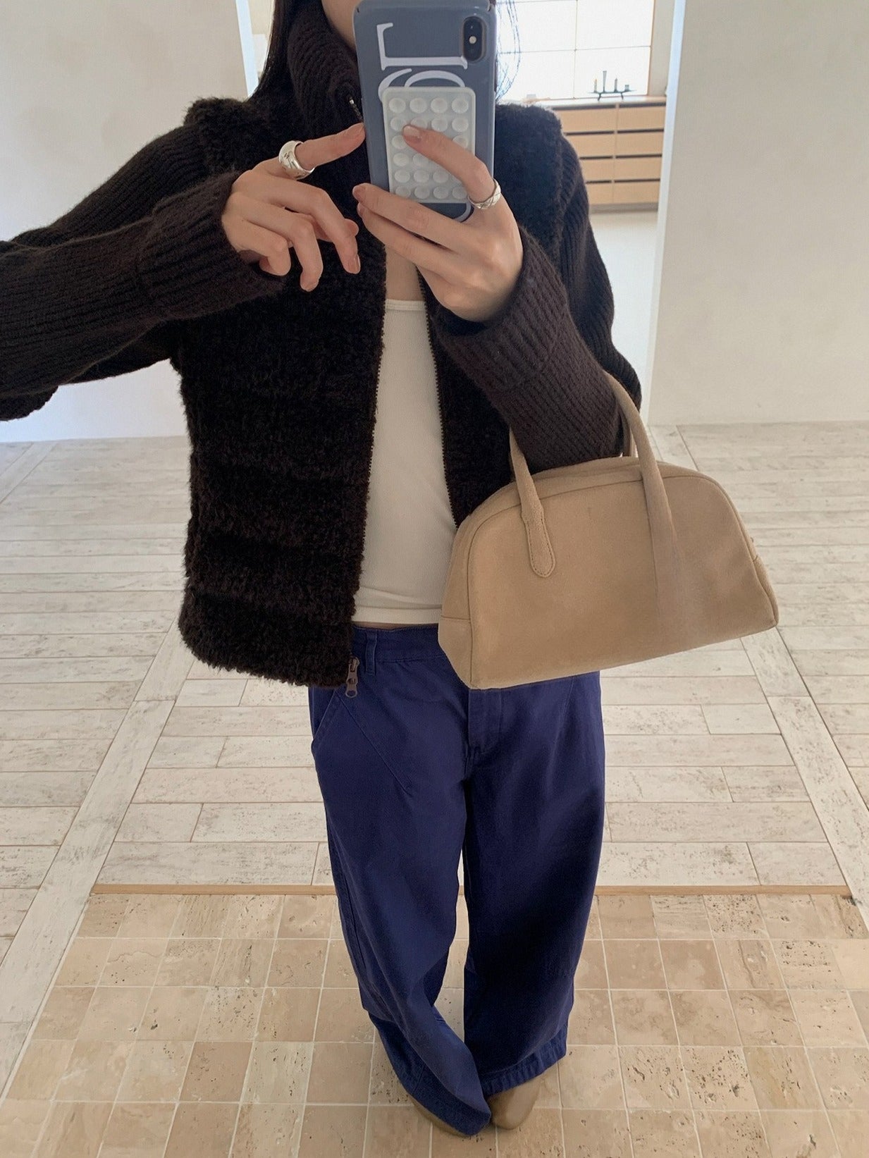BOA COMBI KNIT JACKET 2523