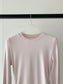 TIE WAIST GATHER TEE 2518
