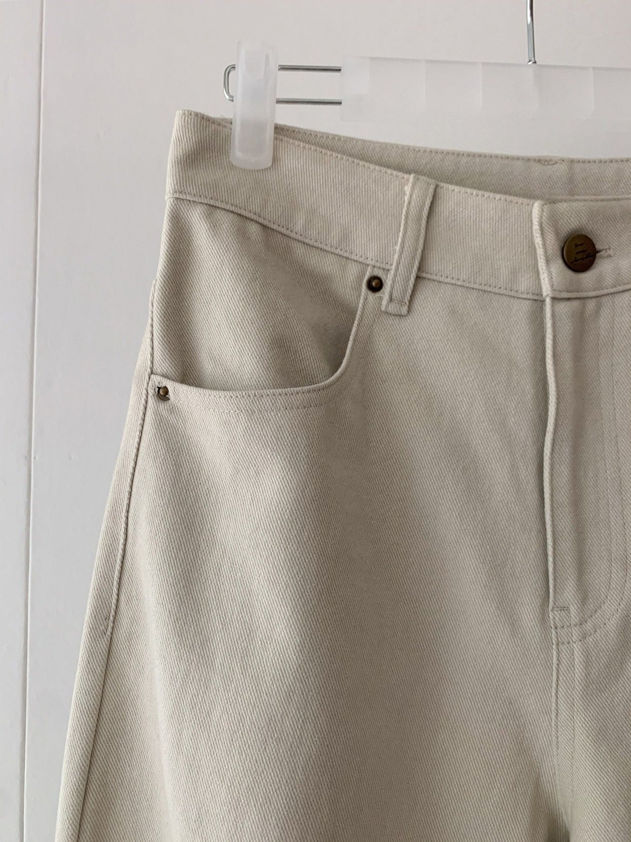 HIGH-WAIST STRAIGHT PANTS 2456