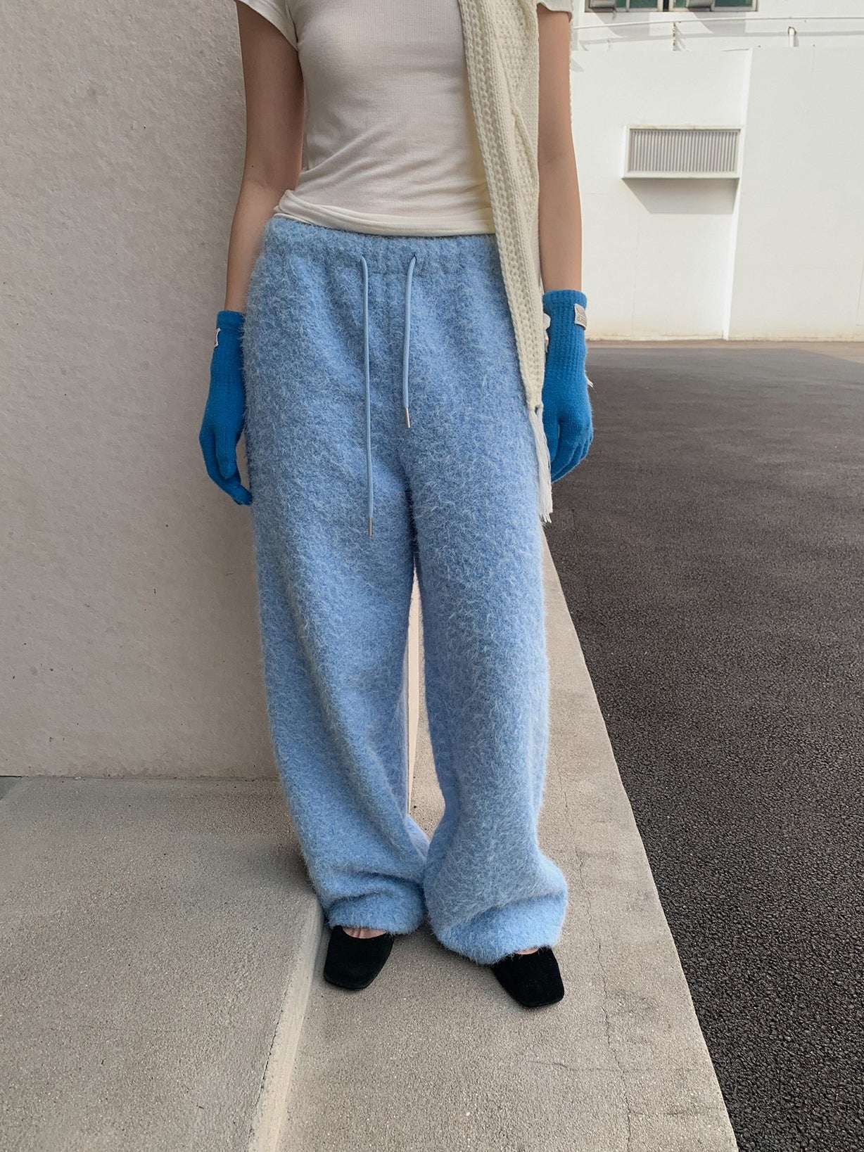 PRESSED WOOL PANTS 2520