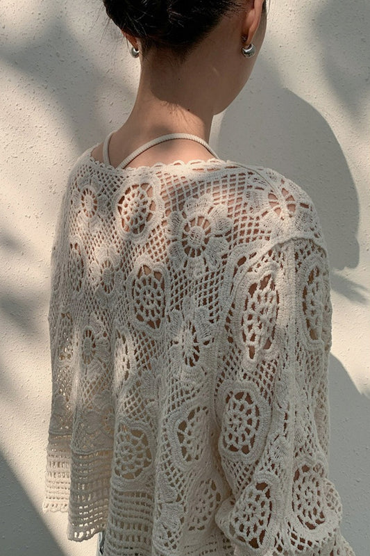 CROCHET LACE CARDIGAN 2315