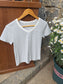 VネックボーダーTシャツ 2391