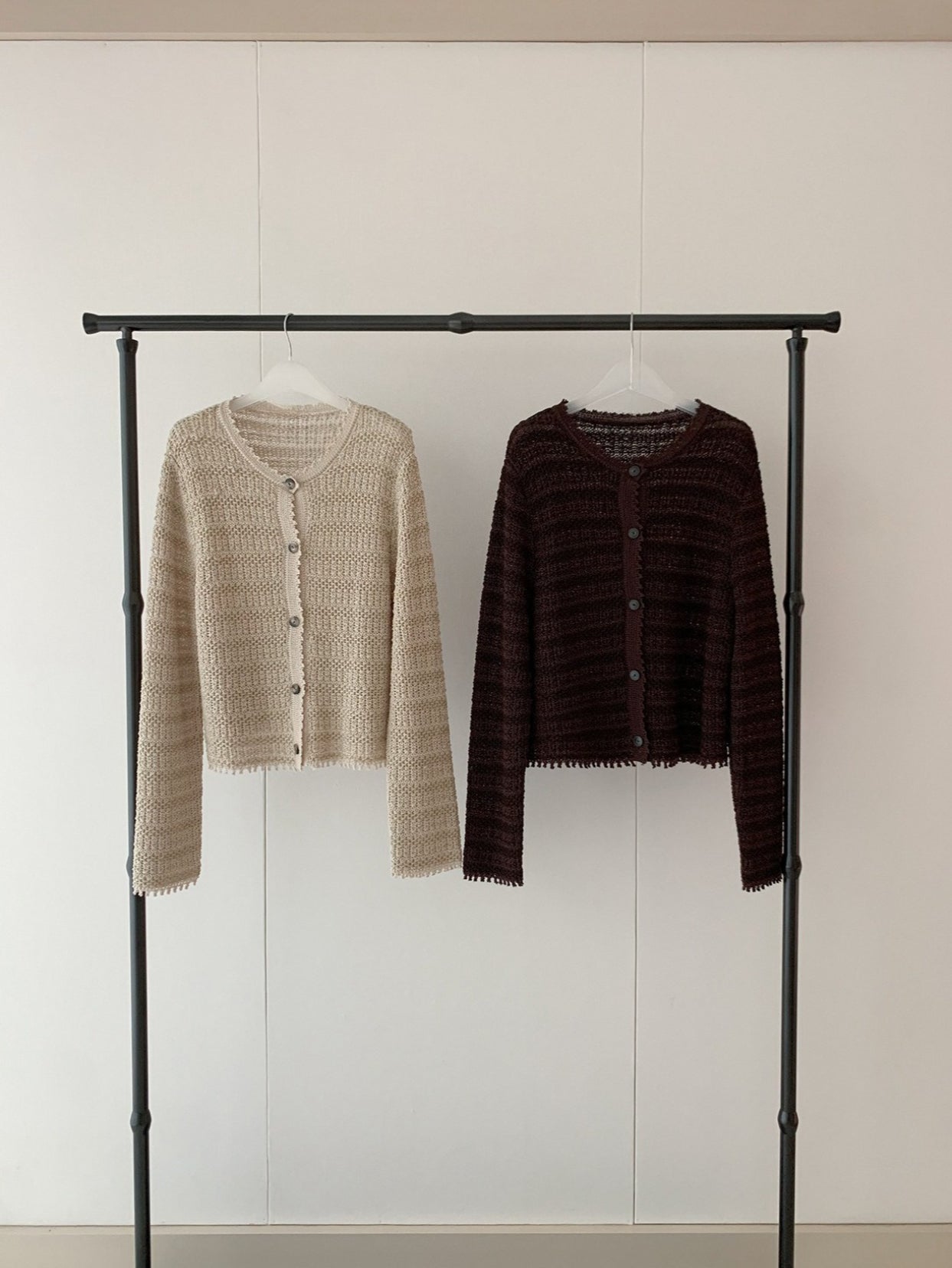 VINTAGE TEXTURED CARDIGAN 2458