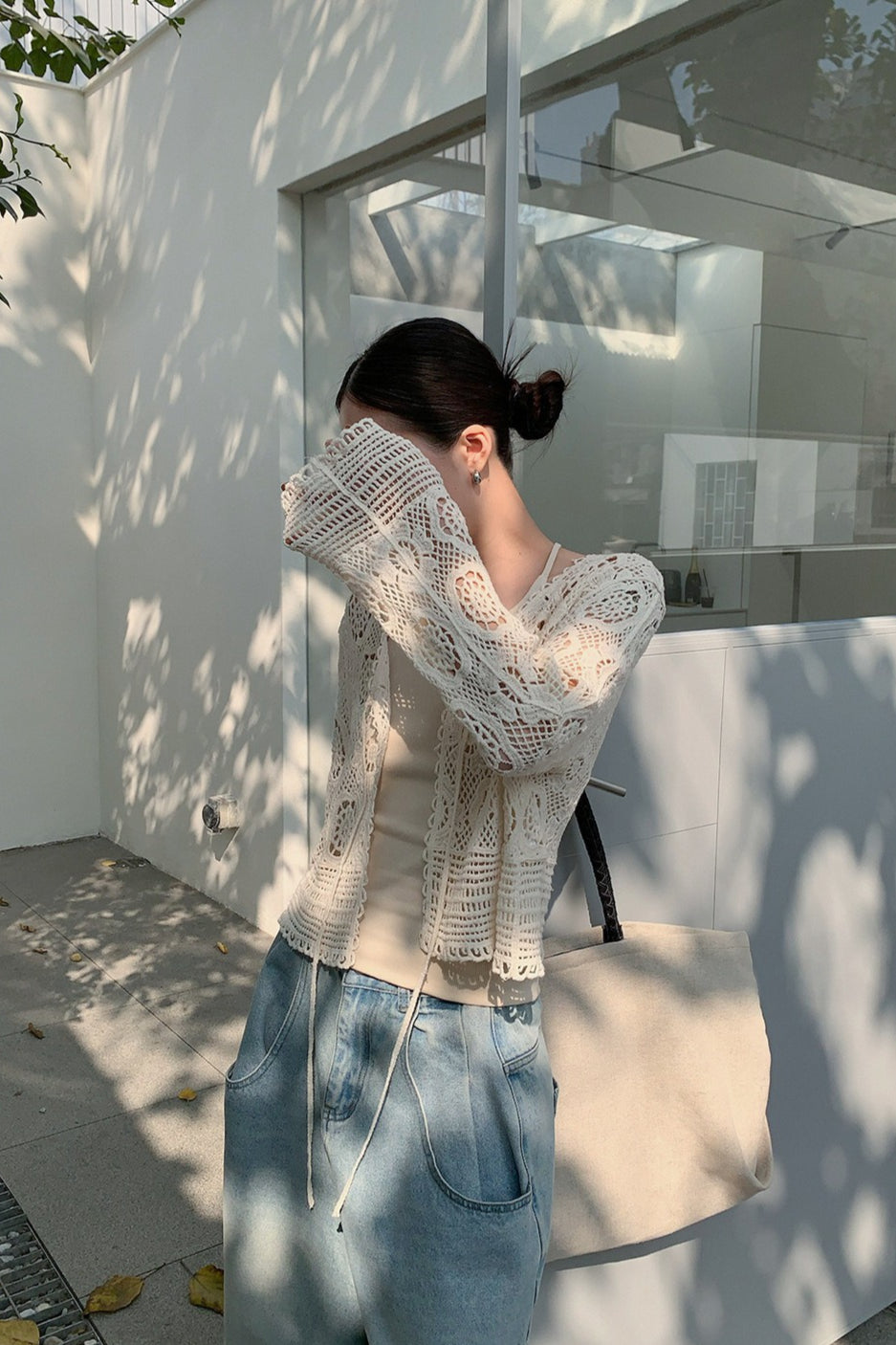 CROCHET LACE CARDIGAN 2315