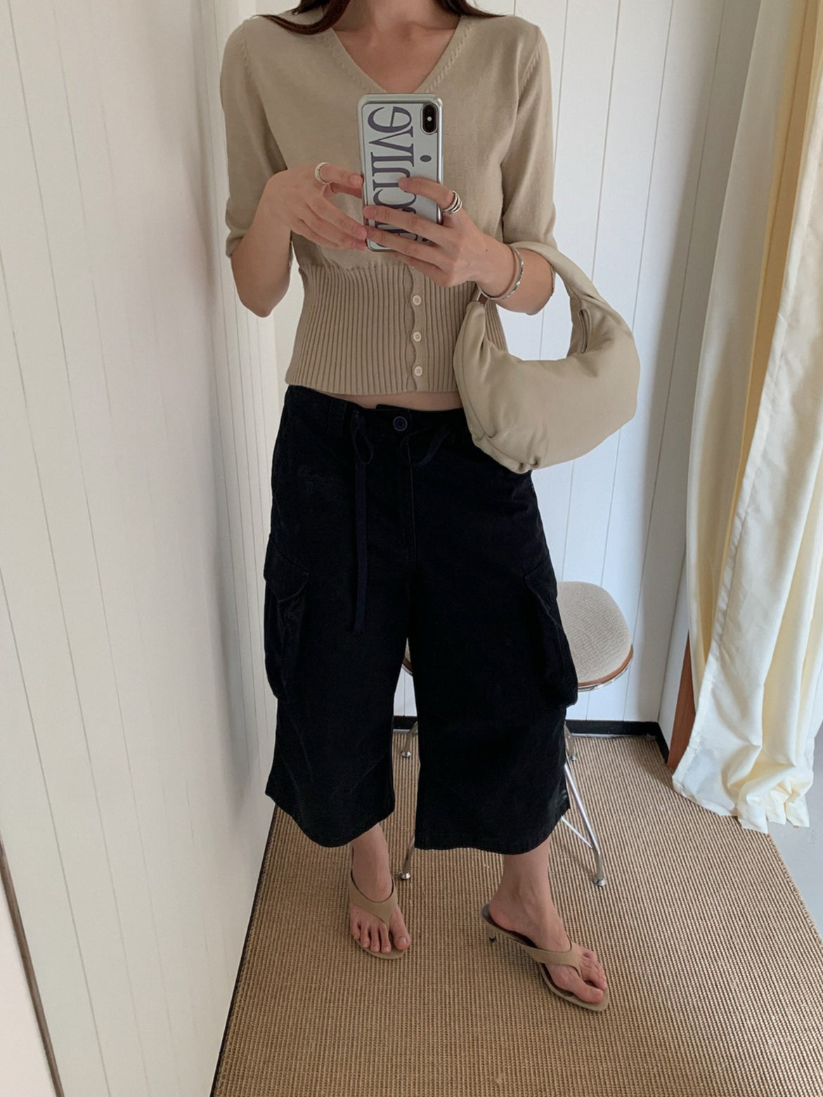 HIGH-WAIST CARDIGAN 2455