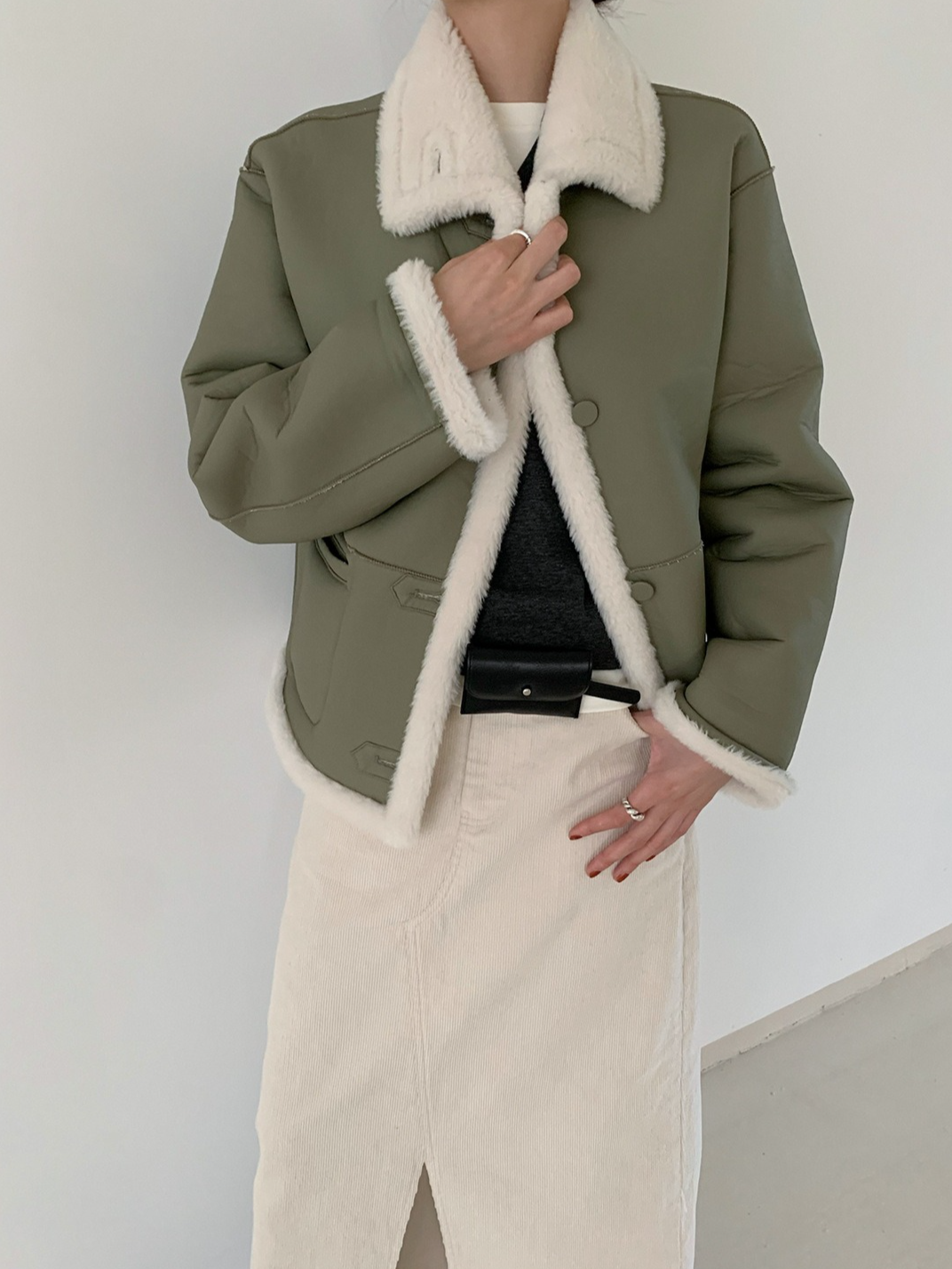 フェイクムートンジャケット 2203